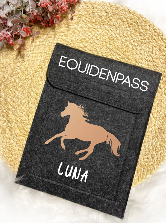 Equidenpasshülle "Reitpony Luna" l personalisiert