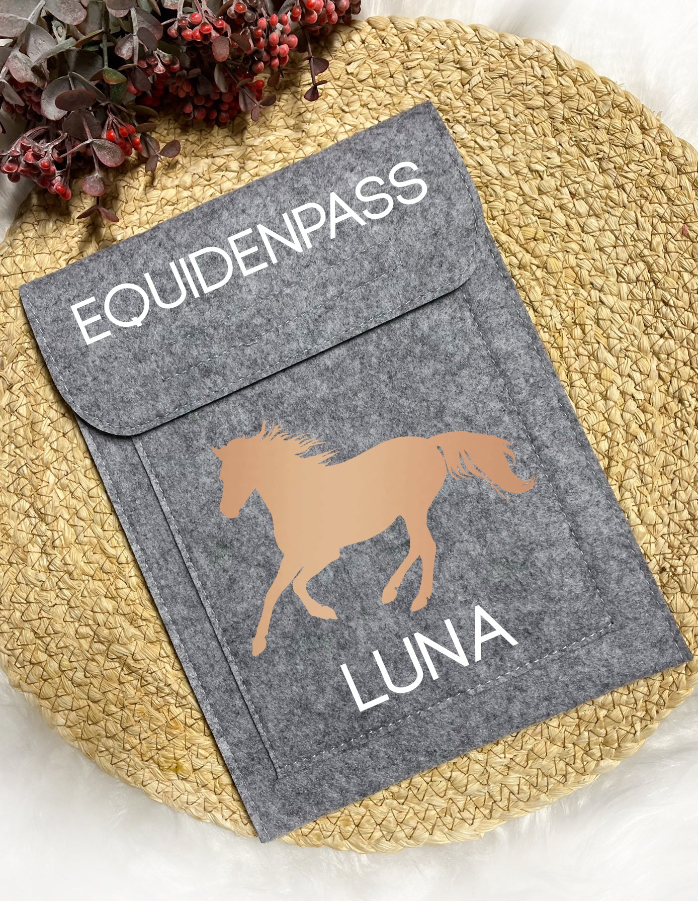 Equidenpasshülle "Reitpony Luna" l personalisiert